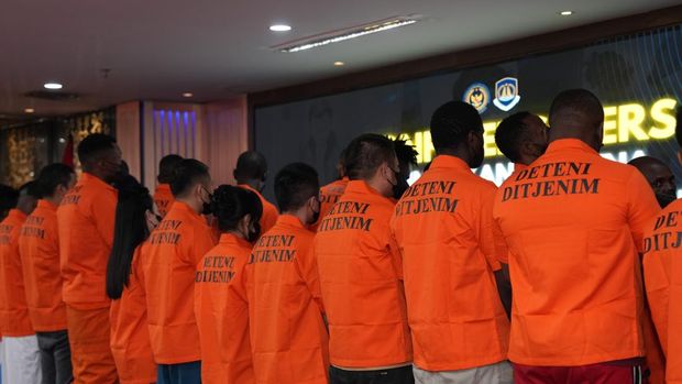 196 WNA terjaring Operasi Wirawaspada di Jabodetabek pada 3 hingga 5 Oktober 2025.
