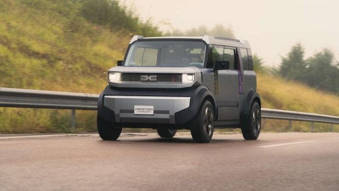 Anak perusahaan Renault, Dacia, bikin mobil listrik konsep bergaya SUV dengan nama Hipster
