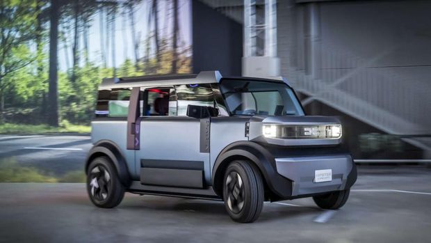 Anak perusahaan Renault, Dacia, bikin mobil listrik konsep bergaya SUV dengan nama Hipster
