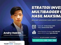 Raih Cuan Maksimal di Pasar Saham Bareng Investor Legendaris Andry Hakim