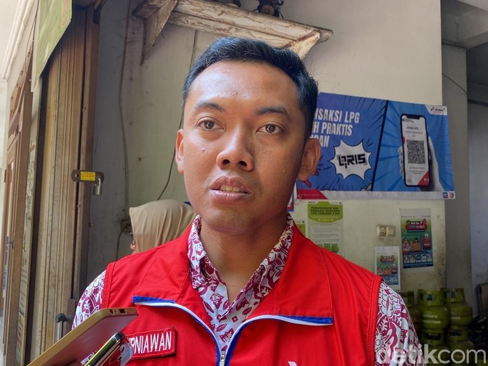 Area Manager Communication & Relation Pertamina Patra Niaga Regional Jateng-DIY, Taufik Kurniawan di Kelurahan Pekunden, Kota Semarang, Rabu (8/10/2025).