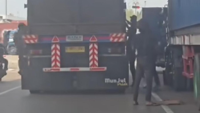 Bajing loncat yang viral di Jakut (dok. Istimewa)