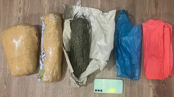 Barang bukti ganja yang disita. (Foto: Dok Ditresnarkoba Polda Kepri).