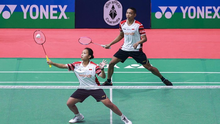 Tim beregu campuran Indonesia berhasil memetik kemenangan kedua pada Kejuaraan Dunia Junior 2025. Kali ini atas Slovenia.