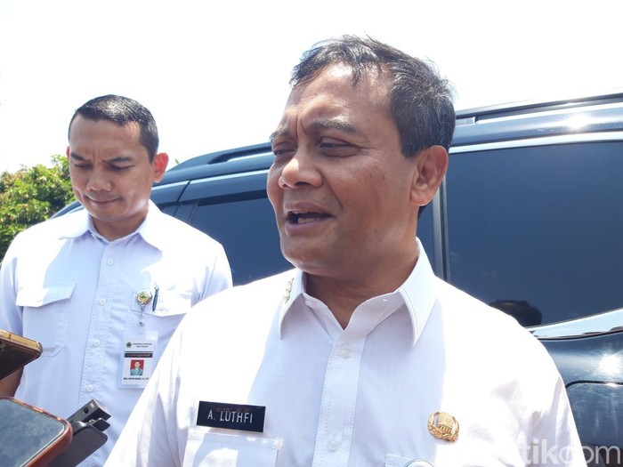 Gubernur Jawa Tengah, Ahmad Luthfi, saat menghadiri peluncuran Sekolah Garuda di SMA Pradita Dirgantara, Boyolali, Rabu (8/10/2025).