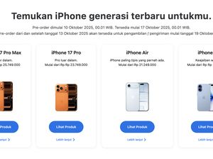 Harga iPhone 17 Series di Indonesia yang Siap Dipesan