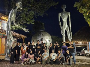 Mengenal Vortex Line Jogja Penghubung Kampung Alien-Monumen UFO