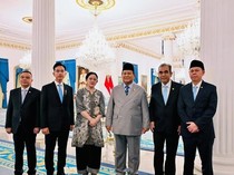 Dasco Unggah Momen Kompak Prabowo-Gibran Bareng Pimpinan Parlemen