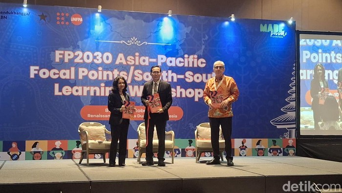 Pembukaan FP2030 Asia-Pacific Focal Points/South-South Learning Workshop di Nusa Dua, Bali, Rabu (8/10/2025). (Foto: Fabiola Dianira/detikBali)