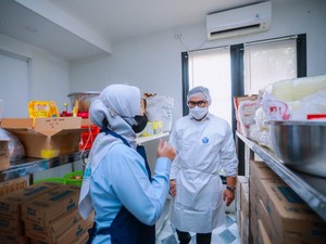Tinjau Dapur MBG, Pilar Pastikan Pemkot Tangsel Akan Bantu Kelayakan SPPG