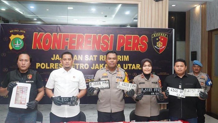 Polres Jakut mengungkap sindikat curanmor lintas provinsi (dok istimewa)