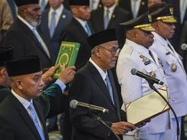 Potret Prabowo Lantik 25 Pejabat Baru: Wamen, Bos LPS hingga Asisten Khusus Presiden