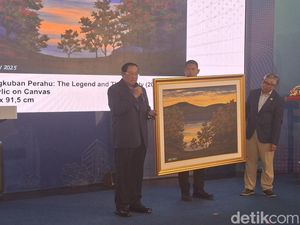 Cerita di Balik Lukisan Tangkuban Perahu Karya SBY