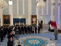 25 Pejabat Pemerintah yang Dilantik Prabowo Subianto