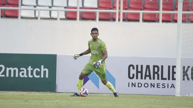 Kiper Kendal Tornado FC Try Hamdani. Foto diunggah Rabu (8/10/2025).