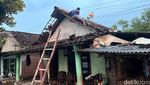 Puluhan Rumah di Mojokerto Rusak Diterjang Angin Kencang
