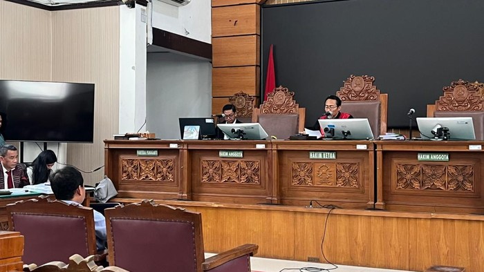 Sidang praperadilan Nadiem Makarim (Rumondang/detikcom)