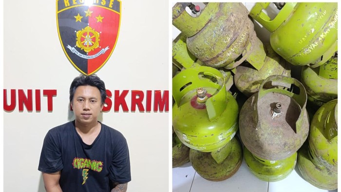 Tersangka Hardimas yang curi pulang tabung gas LPG di Lubuklinggau ditangkap
