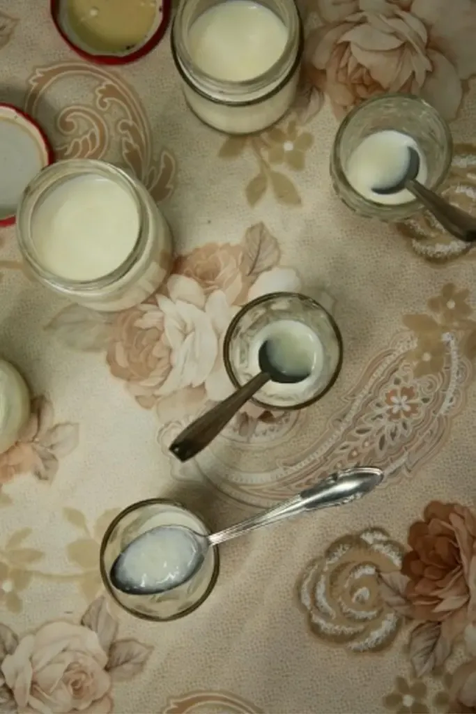 Yogurt dicampur semut hidup.