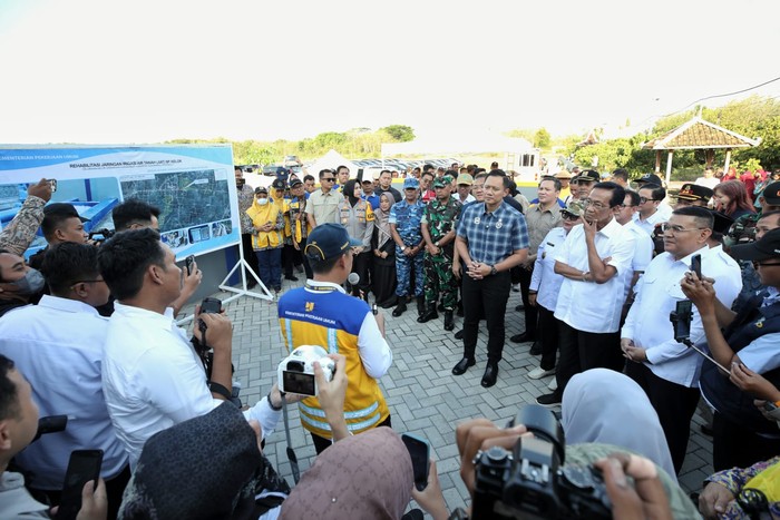 AHY Tinjau Proyek Air Bersih-Irigasi di Gunungkidul