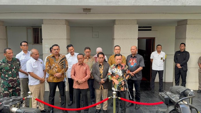 Al Haris saat pertemuan bahas soal pengelolaan sumur rakyat di Kementerian ESDM di Jakarta