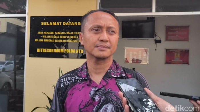 Kasubdit Jatanras Ditreskrimum Polda NTB, AKBP Catur Erwin Setiawan di Polda NTB, Kamis (9/10/2025). (Foto : Abdurrasyid Efendi/detikBali).