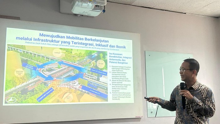 Desain jembantan cincin donat di Dukuh Atas oleh MRT Jakarta