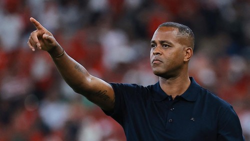 Soccer Football - FIFA World Cup - AFC Qualifiers - Group B - Indonesia v Saudi Arabia - King Abdullah Sports City, Jeddah, Saudi Arabia - October 8, 2025 Indonesia coach Patrick Kluivert reacts REUTERS/Stringer