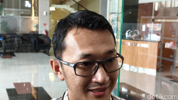 Juru bicara KPK Budi Prasetyo (Kurniawan/detikcom).