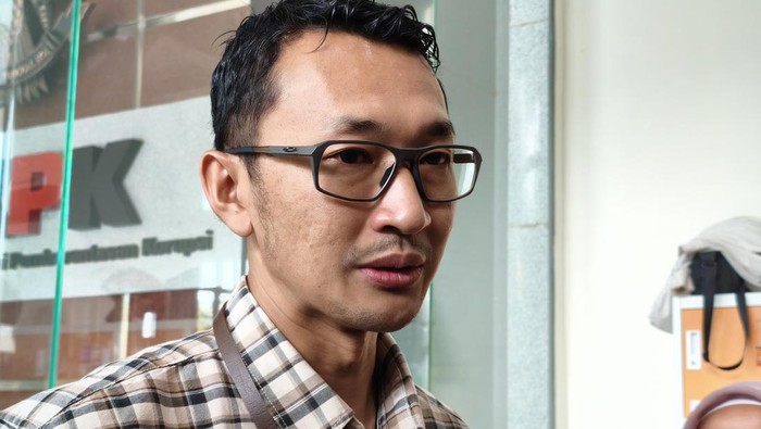 Juru bicara KPK Budi Prasetyo. (Kurniawan/detikcom)