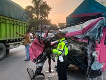 Kronologi Truk Tabrak Tronton di Jalinsum Palembang hingga 1 Orang Tewas