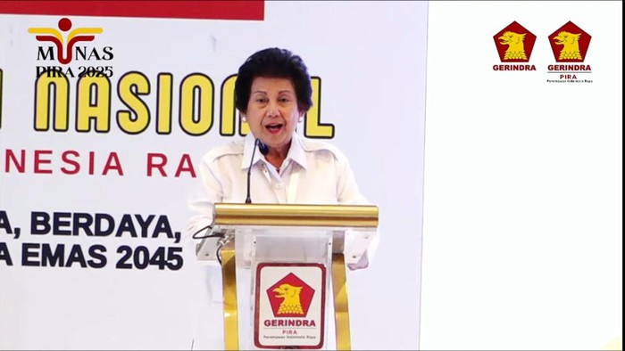 Ketua Dewan Pembina dan Ketua Dewan Penasihat Pengurus Pusat Perempuan Indonesia Raya (PP PIRA), sayap organisasi partai Gerindra, Biantiningsih Djiwandono