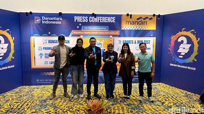 Konferensi pers Livin’ Fest 2025 di Bandung.