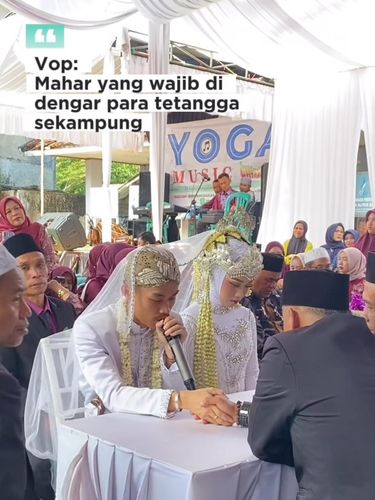 Mahar pernikahhan viral di media sosial, pengantin pria emas 500grm, rumah 3 tingkat, mobil mobil fortuner putih, uang Rp 100 Juta, seperangkat alas salat, dibayar kontan. Mahar pernikahhan viral di media sosial, pengantin pria emas 500grm, rumah 3 tingkat, mobil mobil fortuner putih, uang Rp 100 Juta, seperangkat alas salat, dibayar kontan.
