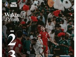 Meme Timnas Tersungkur Hadapi Arab Saudi, Sabar Ya!