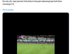 Meme Timnas Tersungkur Hadapi Arab Saudi, Sabar Ya!