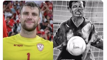 Penampilan gemilang Maarten Paes banyak menuai pujian netizen. Foto: X.com