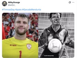 Meme Timnas Tersungkur Hadapi Arab Saudi, Sabar Ya!