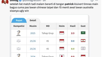 Patrick Kluivert pun dinilai belum meyakinkan dalam melatih Timnas. Foto: X.com