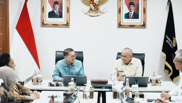 Menteri Kebudayaan Republik Indonesia (Menbud), Fadli Zon menerima kunjungan Kepala Badan Siber dan Sandi Negara (BSSN)