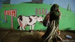 Mural Hijau Hiasi Tanah Abang Jakpus