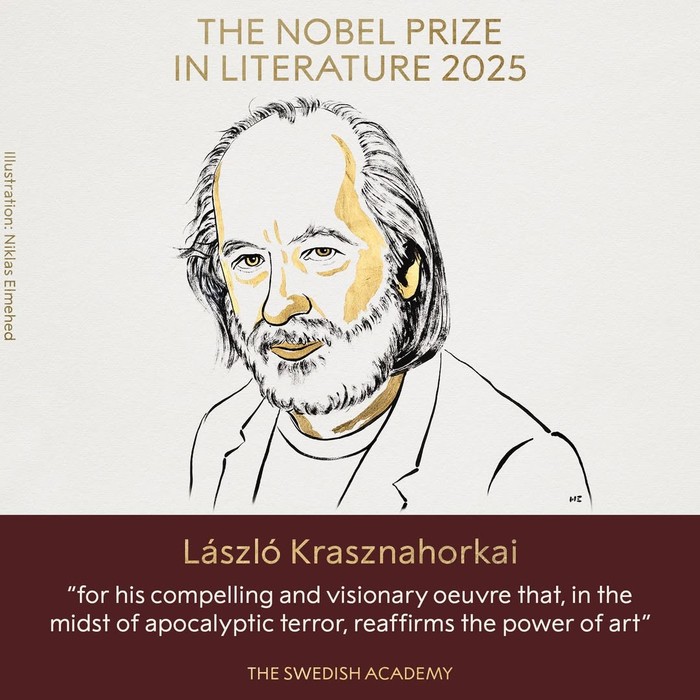 Novelis Hungaria Laszlo Krasznahorkai Raih Nobel Sastra 2025 Novelis Hungaria Laszlo Krasznahorkai Raih Nobel Sastra 2025