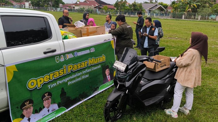 Operasi Pasar di Riau. (Dok Diskominfotik Riau)