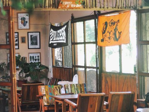 Hidden gem kafe view alam tengah kota malang