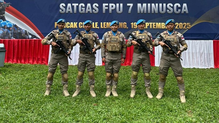 Polda Banten kirim 5 personel untuk misi perdamaian di Afrika Tengah. (dok. ist)