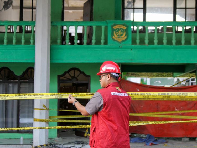 Polda Jatim Dalami Penyebab Ambruknya Musala di Ponpes Al Khoziny Sidoarjo