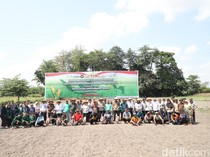 Polres Kediri Tanam Jagung Serentak Dukung Swasembada Pangan