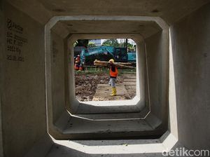 Proyek Taman Bendera Pusaka di Jaksel Terus Dikebut