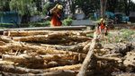 Proyek Taman Bendera Pusaka di Jaksel Terus Dikebut