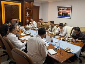 Purbaya Rapat Bareng Seskab Tedy Bahas Kondisi Perbankan RI